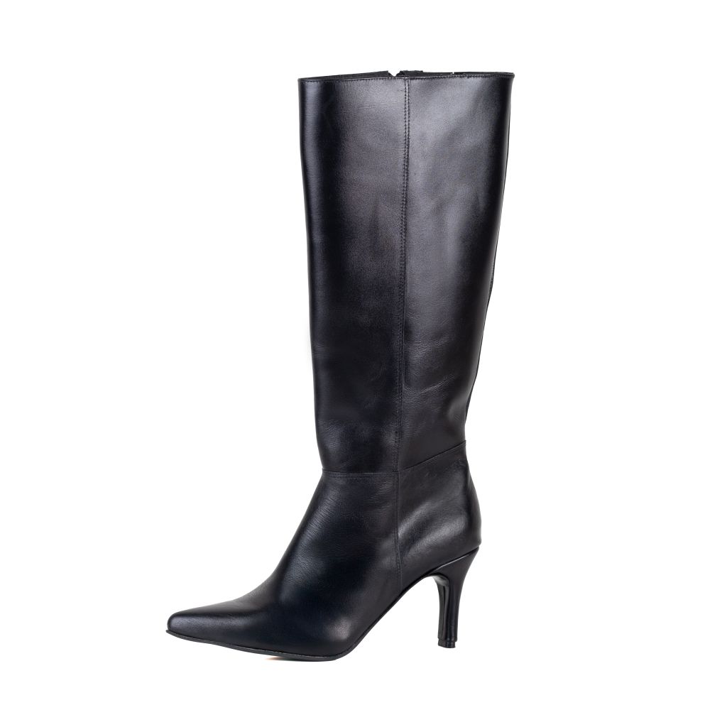 Botinetas Botas Negras Taco Alto Botas Taco Fino Botinetas Taco